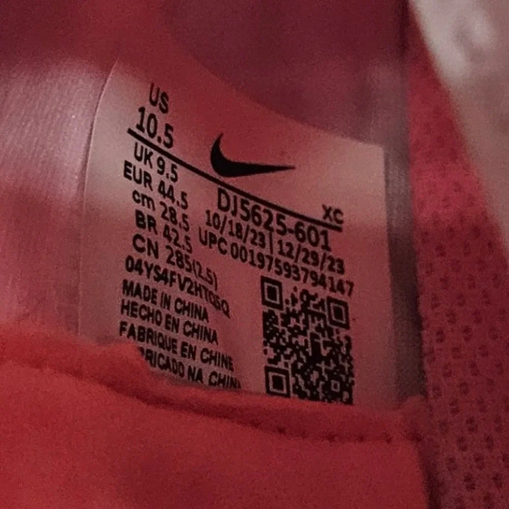 Nike Zoom Superfly 9 Academy FG/MG Soccer Cleat DJ5625-601 Pink‎ Men's Size 10.5